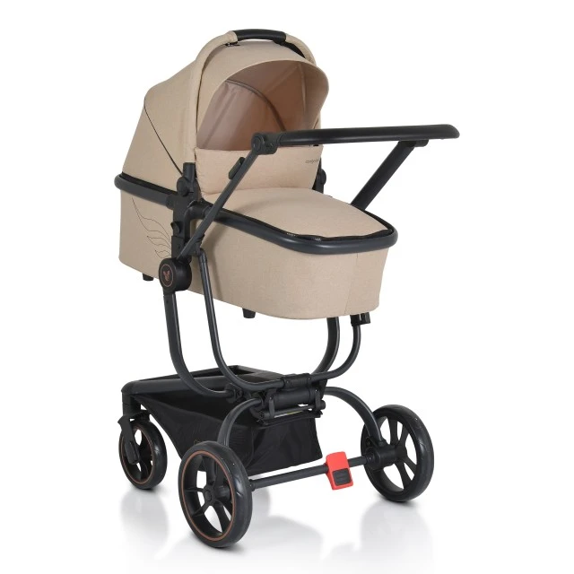 Combined stroller Ellada 3 in 1 beige