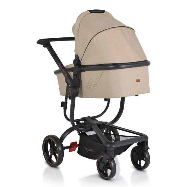Combined stroller Ellada 3 in 1 beige