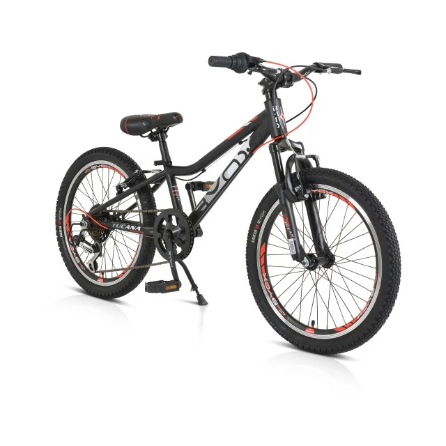 Bicycle with gears 20 TUCANA black