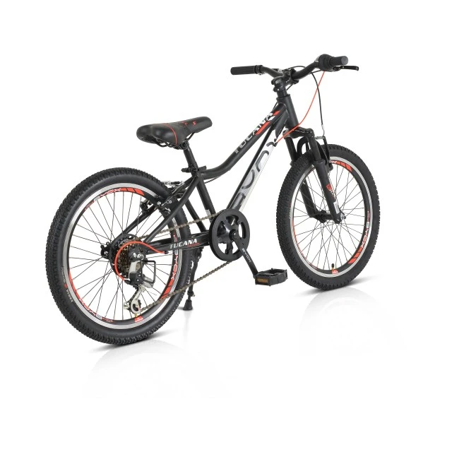Bicycle with gears 20 TUCANA black