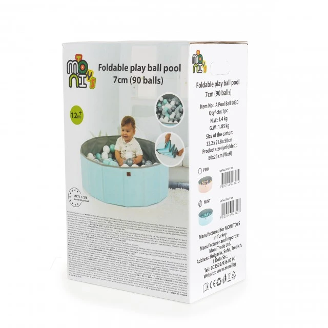 Folding pool with 90 pcs. mint balls