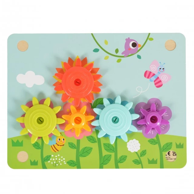 Wooden toy with gears TK352