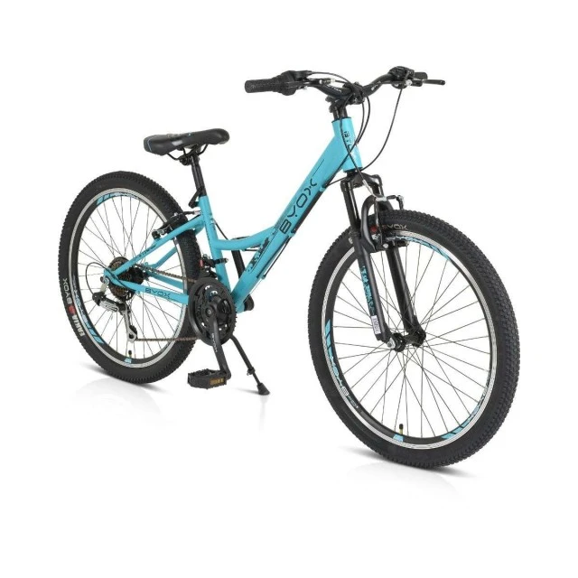 Bicycle with gears 24 Princess turquoise