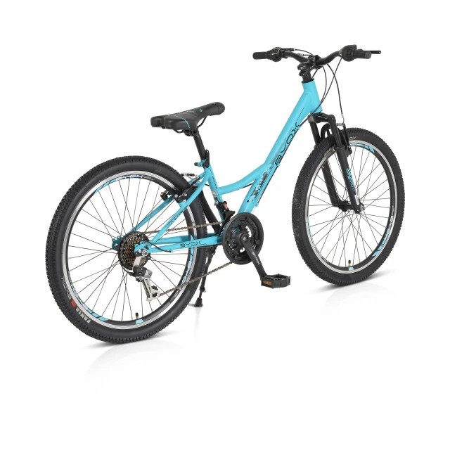 Bicycle with gears 24 Princess turquoise