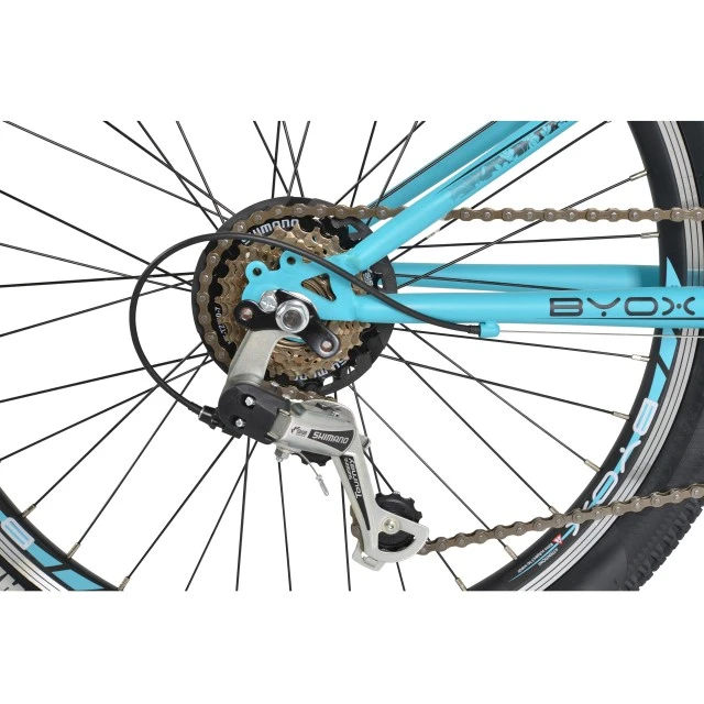 Bicycle with gears 24 Princess turquoise