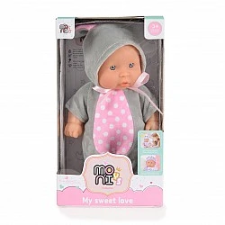 Doll 20cm Bunny Gray 6129