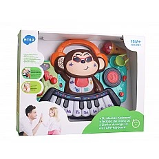 Мини пиано с микрофон DJ Monkey 3137