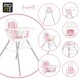 High chair 3 in 1 Amaretti pink