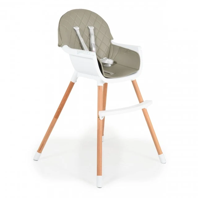 Wooden dining chair Gelato 2in1 gray