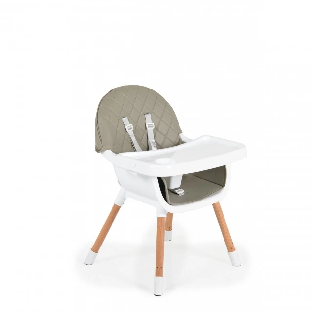 Wooden dining chair Gelato 2in1 gray