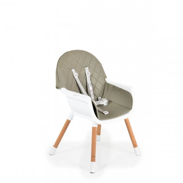 Wooden dining chair Gelato 2in1 gray