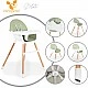 Wooden dining chair Gelato 2in1 mint