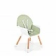 Wooden dining chair Gelato 2in1 mint