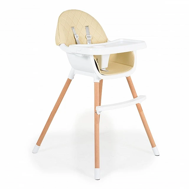 Wooden dining chair Gelato 2in1 beige