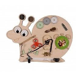 Montessori wooden board Snail