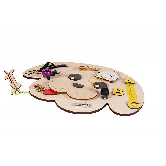 Montessori wooden board Dog