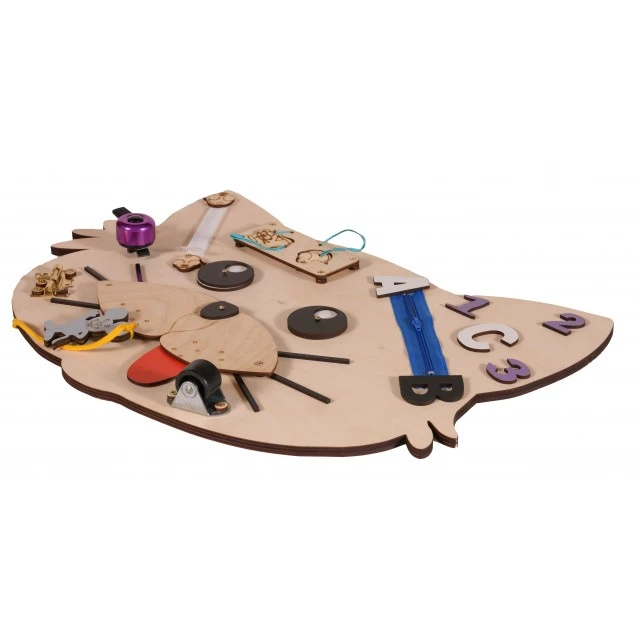Montessori wooden board Cat