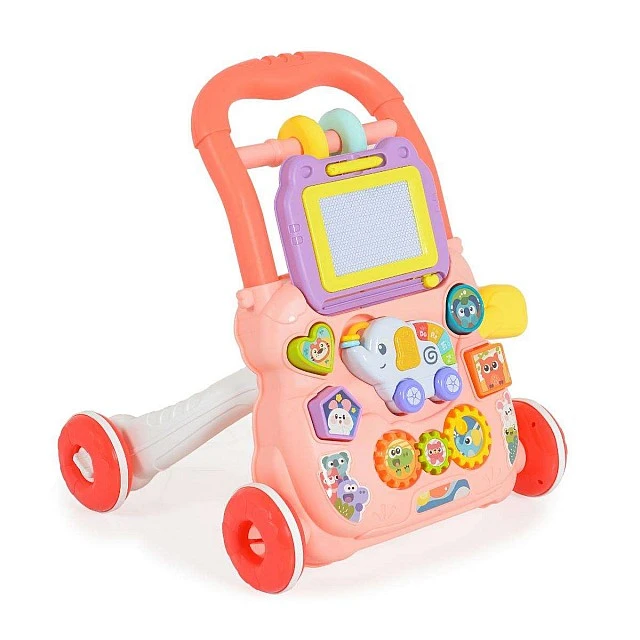 Walking toy Elephant HE0811 pink