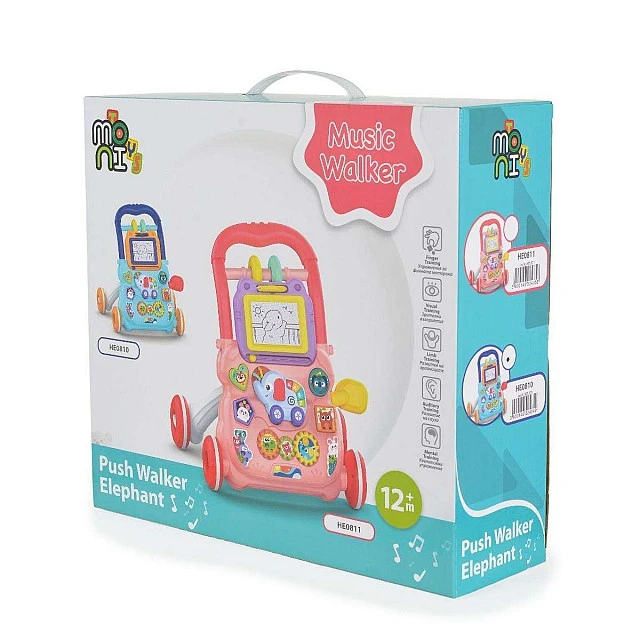 Walking toy Elephant HE0811 pink