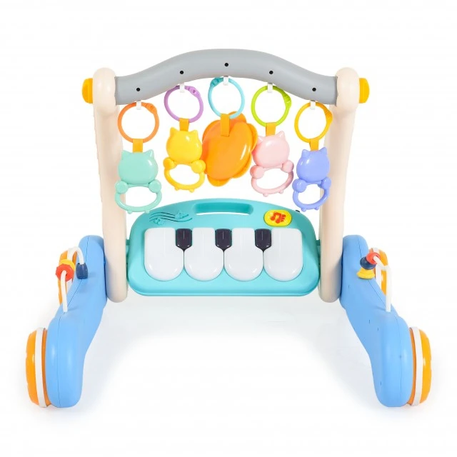 2in1 Piano blue HE0637 walker toy