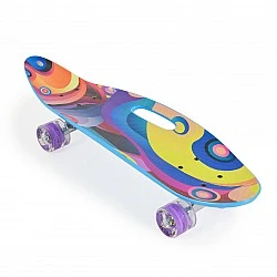 Skateboard 26" with handle violet