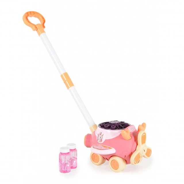 Toy soap bubbles airplane Flyer Pink