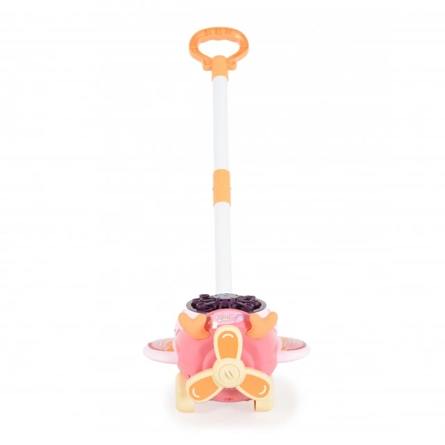 Toy soap bubbles airplane Flyer Pink