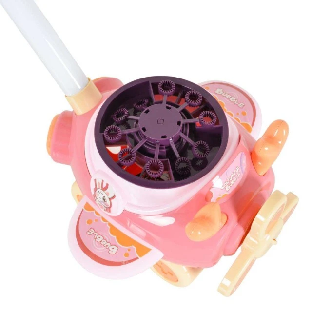 Toy soap bubbles airplane Flyer Pink