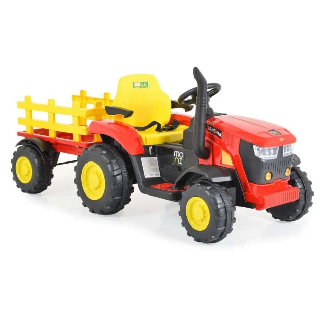 Battery tractor Rancher red