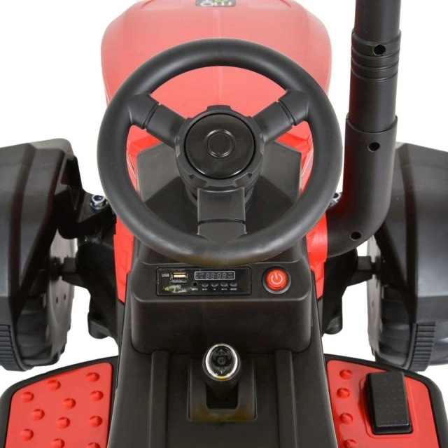Battery tractor Rancher red