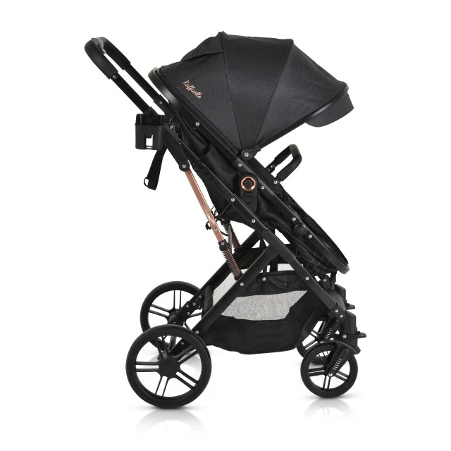 Travel system stroller Raffaello black