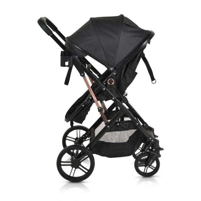 Travel system stroller Raffaello black