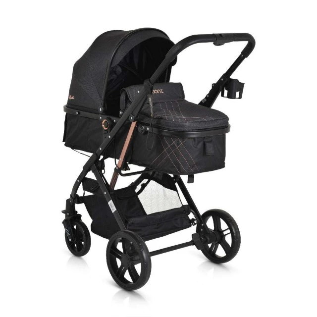 Travel system stroller Raffaello black