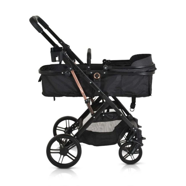 Travel system stroller Raffaello black