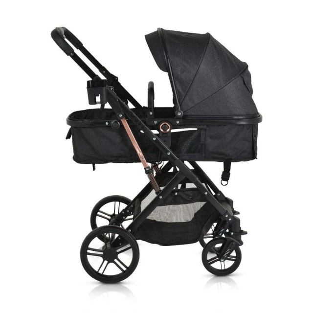 Travel system stroller Raffaello black