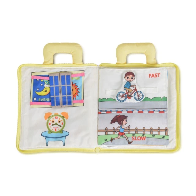 Soft book-bag My opposites book 8254