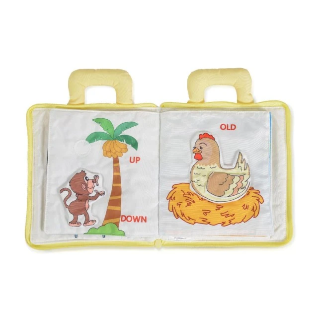 Soft book-bag My opposites book 8254