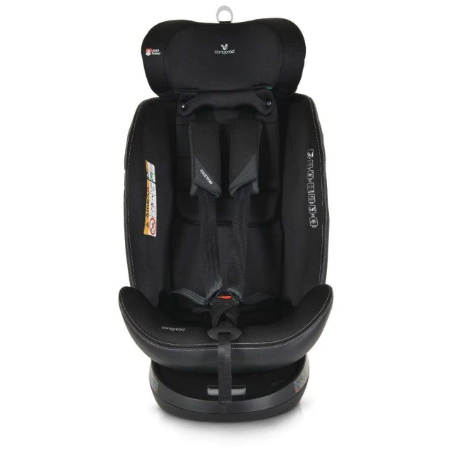 Стол за кола Castor с опция сън 40-150см сив