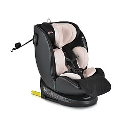 Castor car seat with sleep option 40-150cm powder