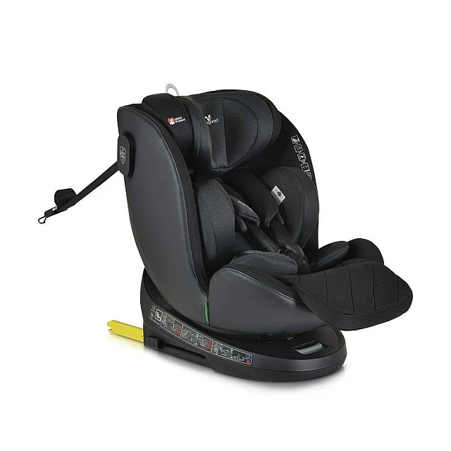 Castor car seat with sleep option 40-150cm black
