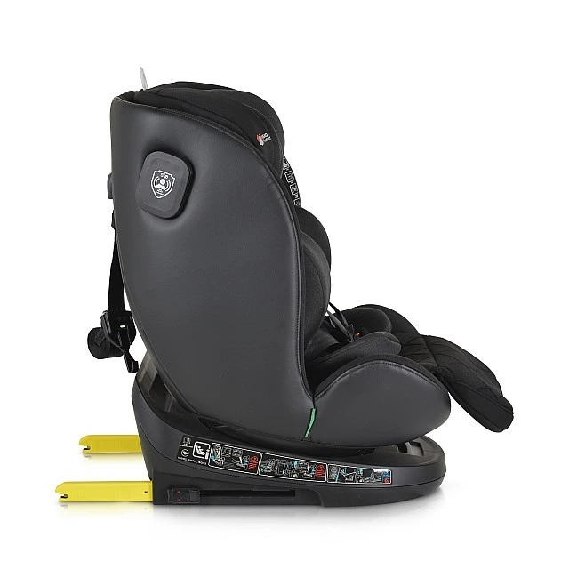 Castor car seat with sleep option 40-150cm black