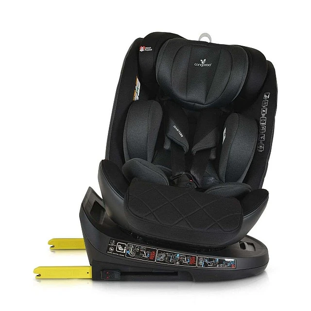 Castor car seat with sleep option 40-150cm black