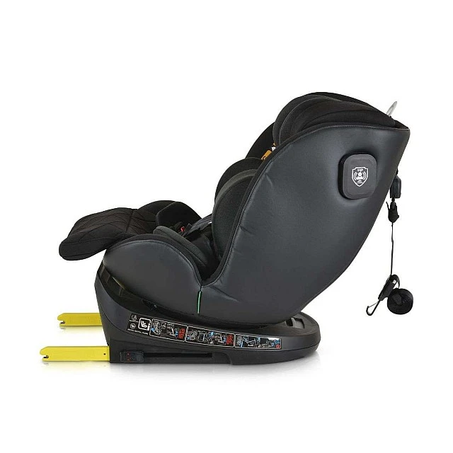 Castor car seat with sleep option 40-150cm black