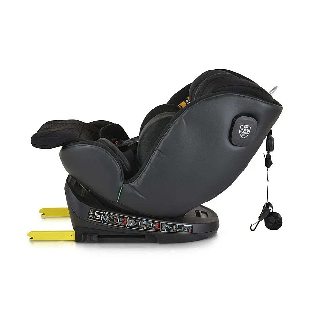 Castor car seat with sleep option 40-150cm black