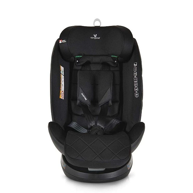 Castor car seat with sleep option 40-150cm black