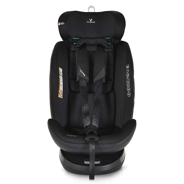 Castor car seat with sleep option 40-150cm black