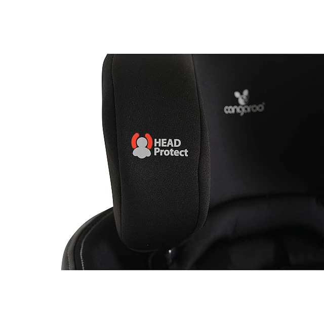 Castor car seat with sleep option 40-150cm black