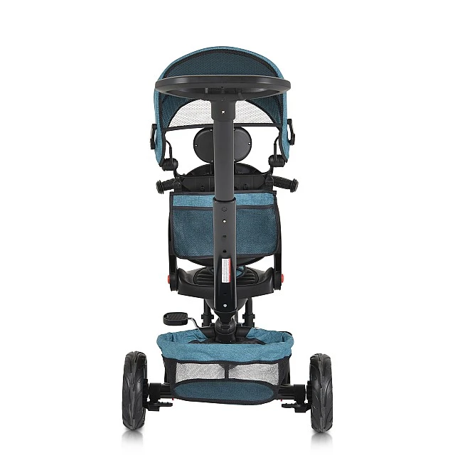 Childrens Tricycle Explore with folding handlebar turquoise