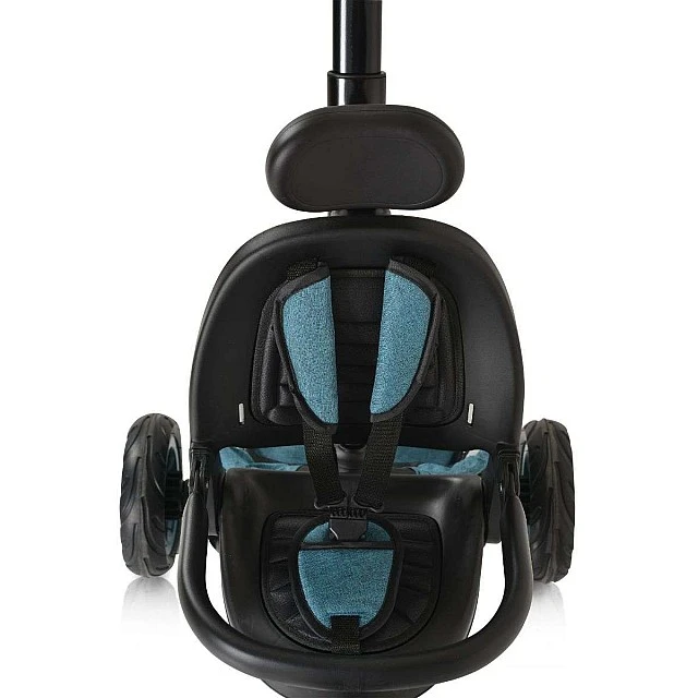 Childrens Tricycle Explore with folding handlebar turquoise