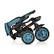 Tricycle Explore with foldable handlebar turquoise